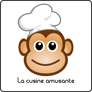 logo-cuisine-amusante singe chef de cuisine