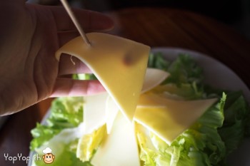 9-amuse-gueule de Noël en fromage salade